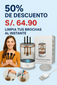 LIMPIADOR DE BROCHAS DE MAQUILLAJE ELÉCTRICO