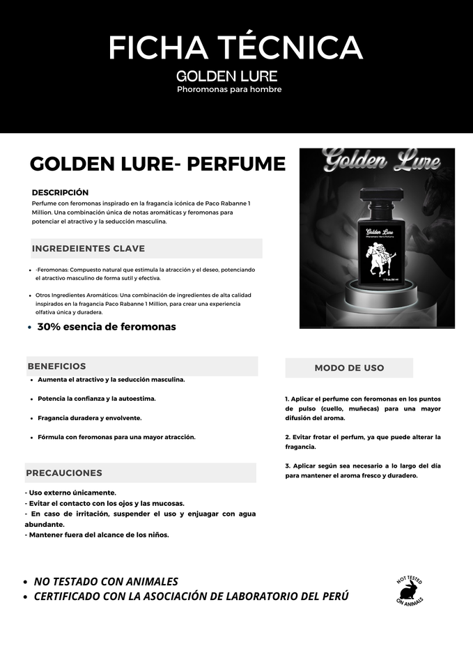 Golden Lure - Perfume con Feromonas